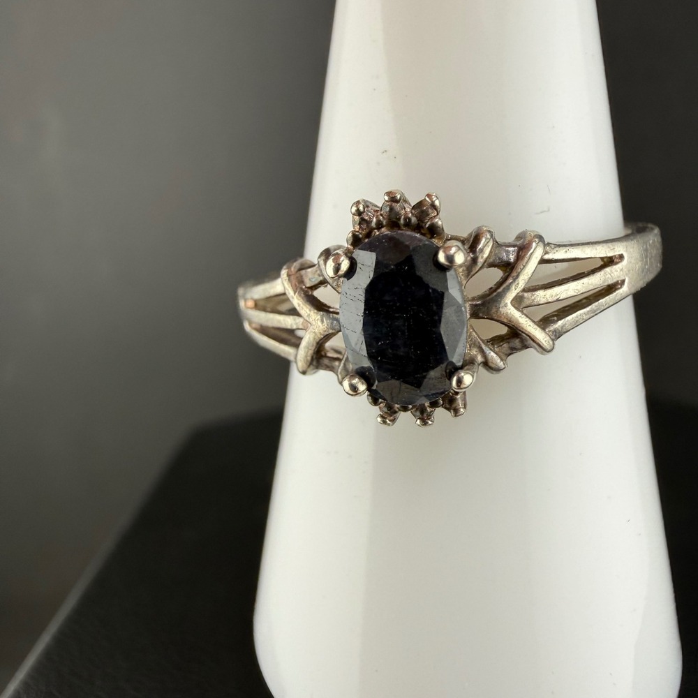 NVC Nataliya V Collister Sterling Silver Ring Dark Blue  Size 8.5